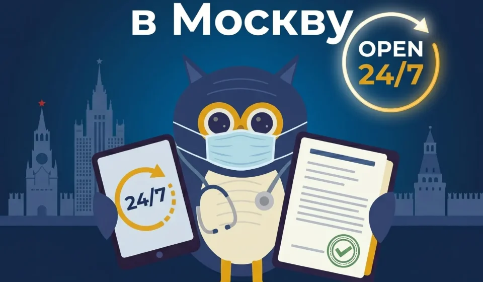 Медицинская справка круглосуточно Москва