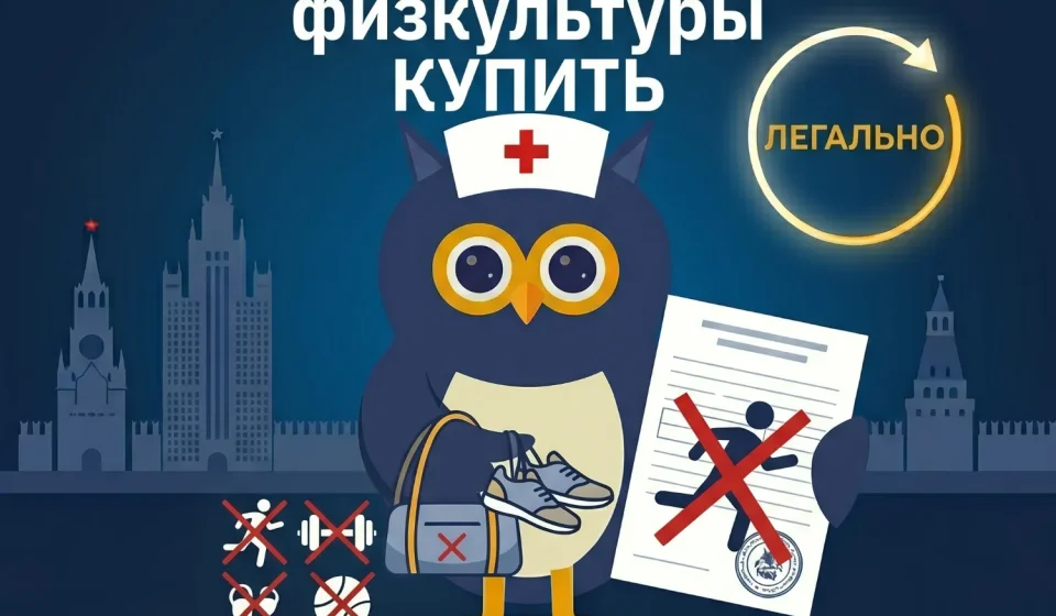 Справка освобождения от физкультуры купить